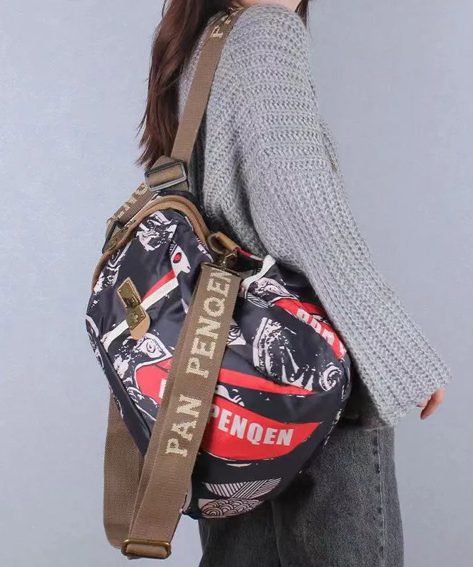 2024 New Leisure Travel Printed One Shoulder Crossbody Bag ZX1055