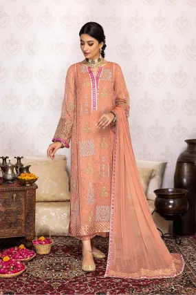 3-Pc Charizma Unstitched Polly Chiffon Collection CPC22-06