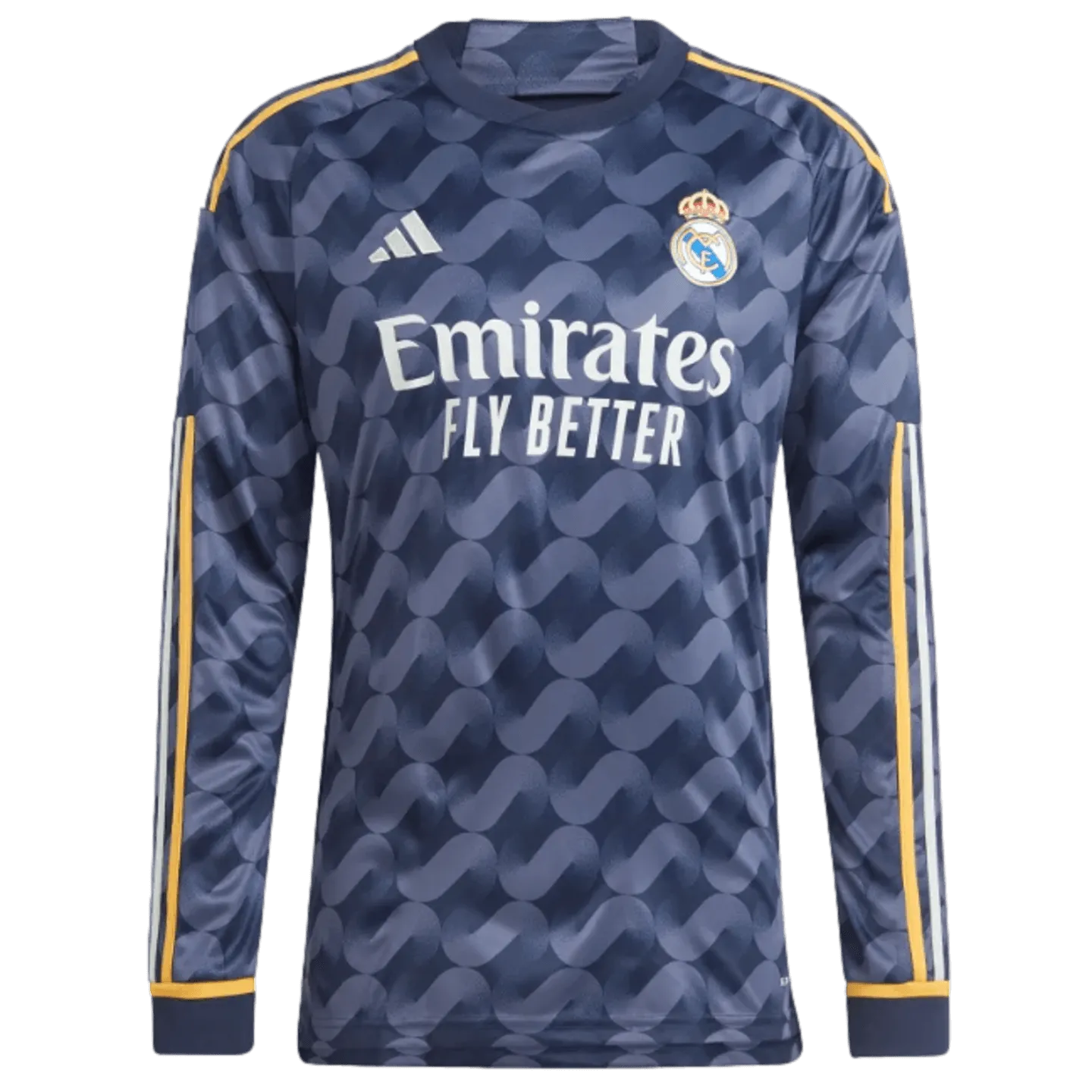 Adidas Real Madrid 23/24 Long Sleeve Away Jersey