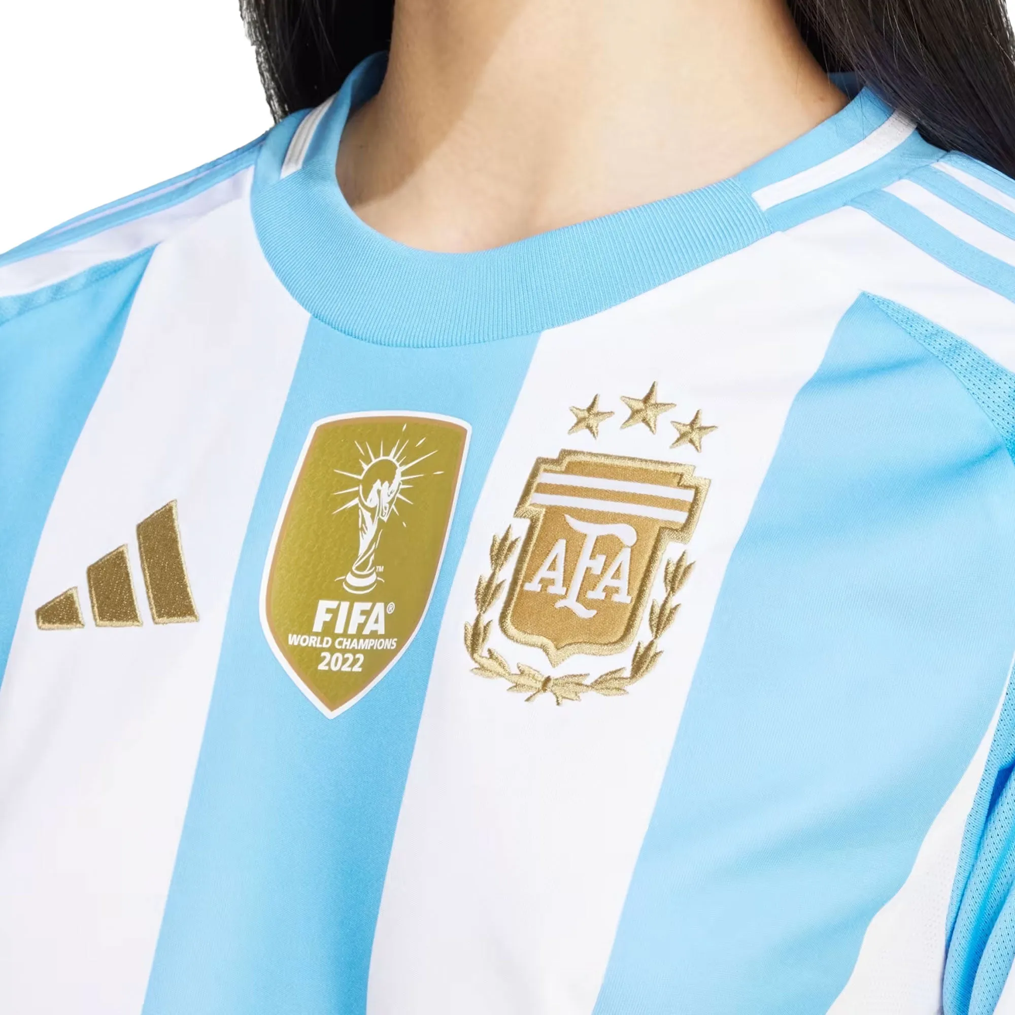 adidas Women's Argentina 2024/25 Home Jersey White/Blue Burst