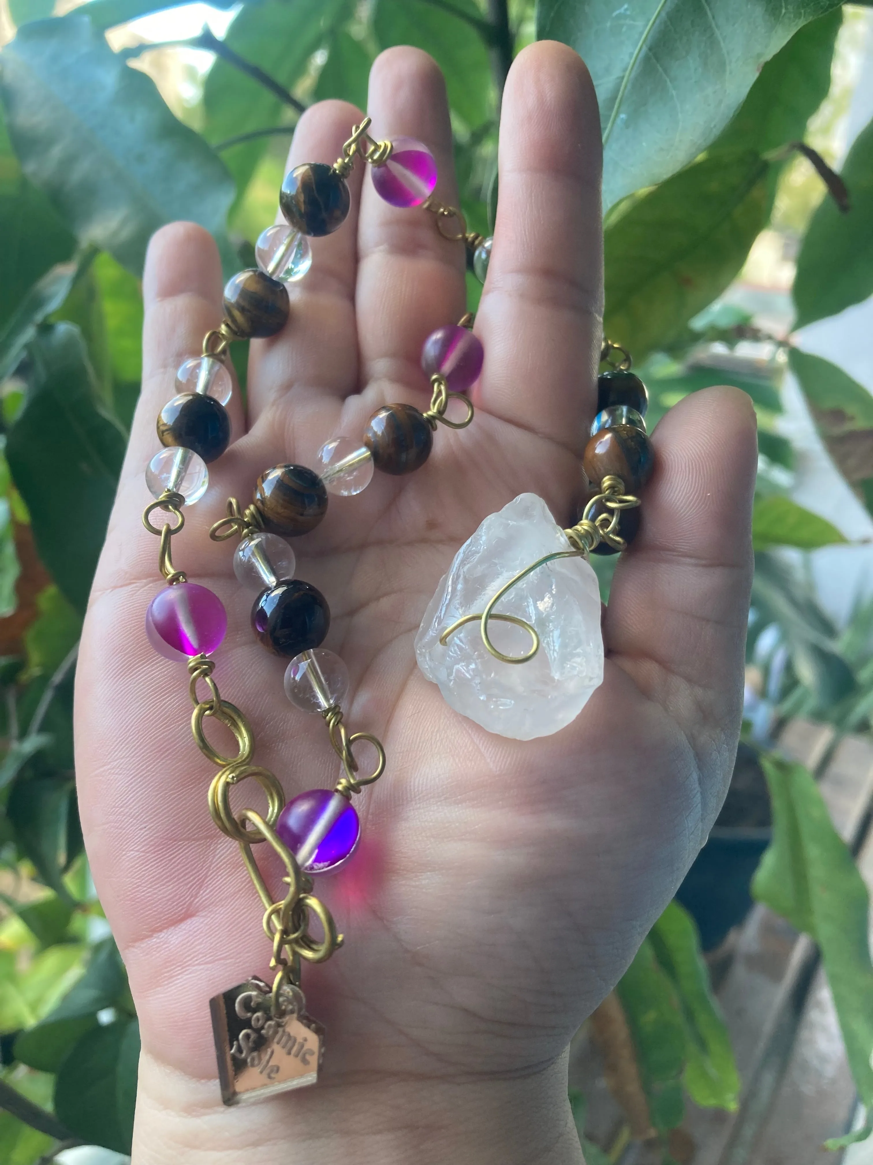 Amethyst Aura Necklace