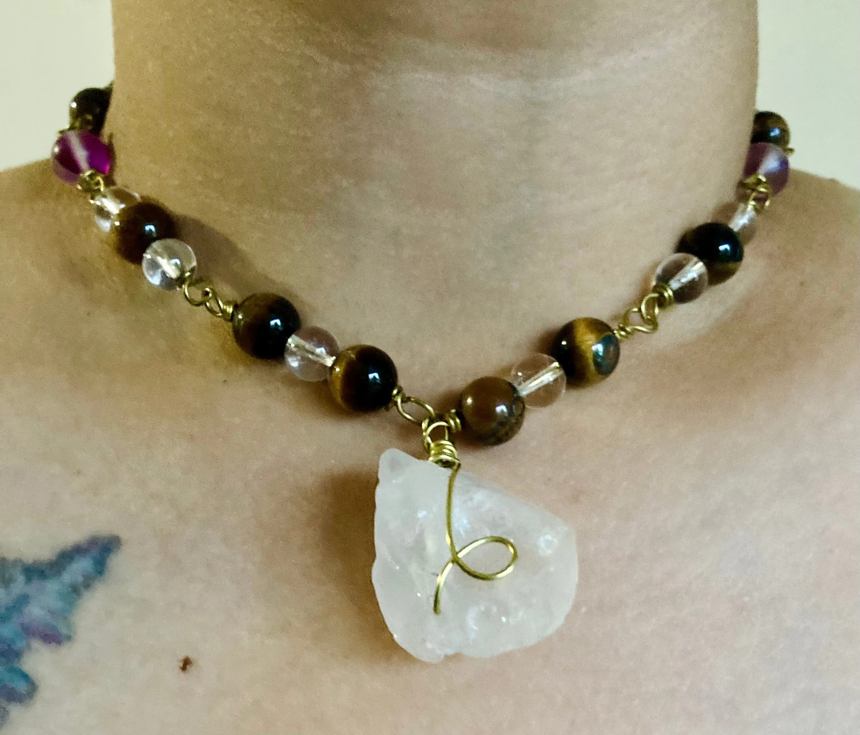 Amethyst Aura Necklace