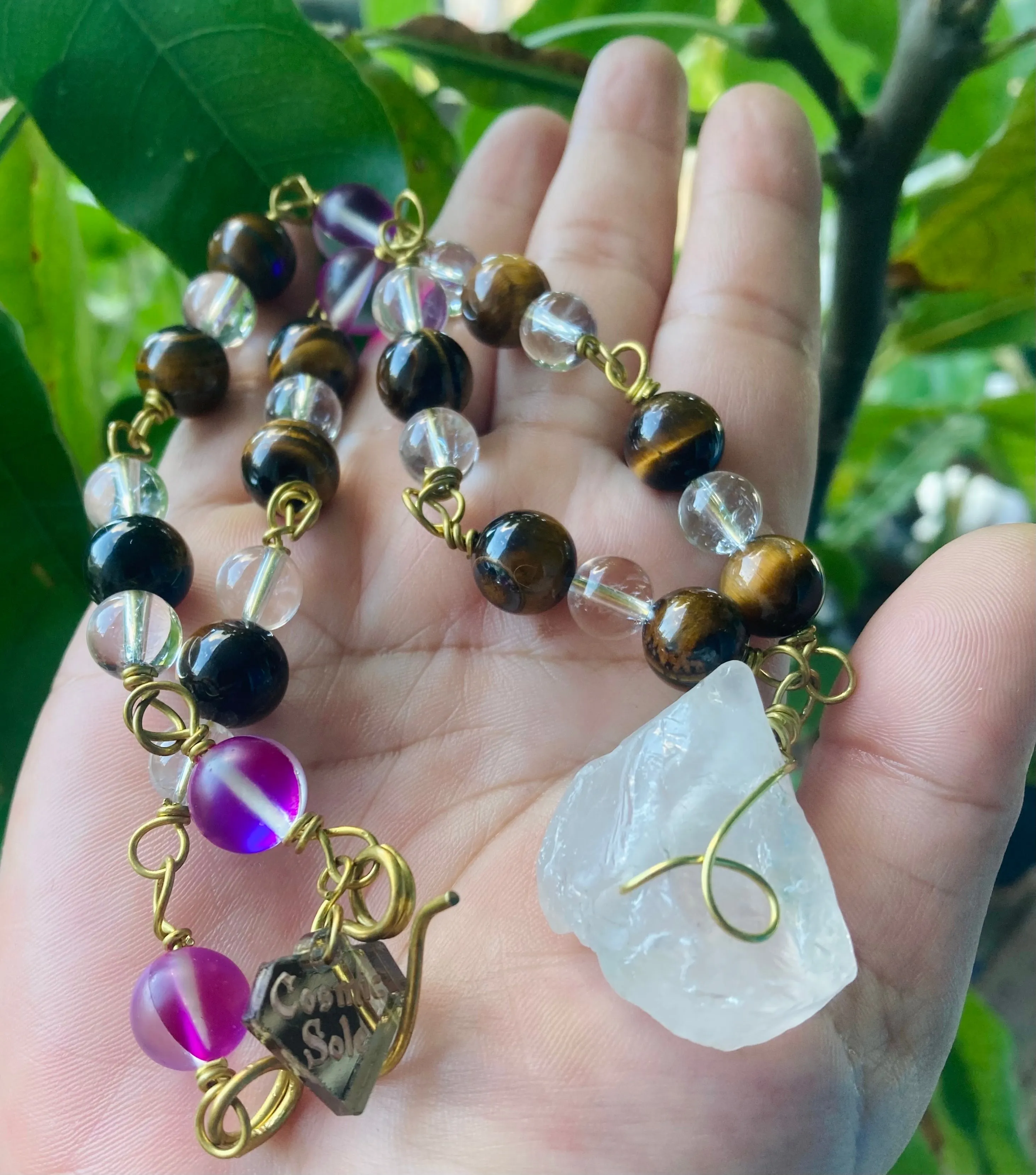 Amethyst Aura Necklace