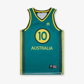 Andrew Gaze Australian Boomers 2000 Olympic Replica Jersey - Green