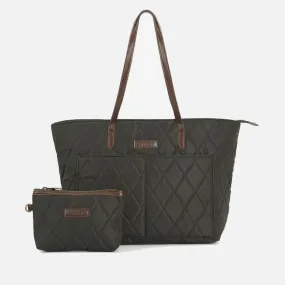 Barbour Quilted Shell Tote Bag