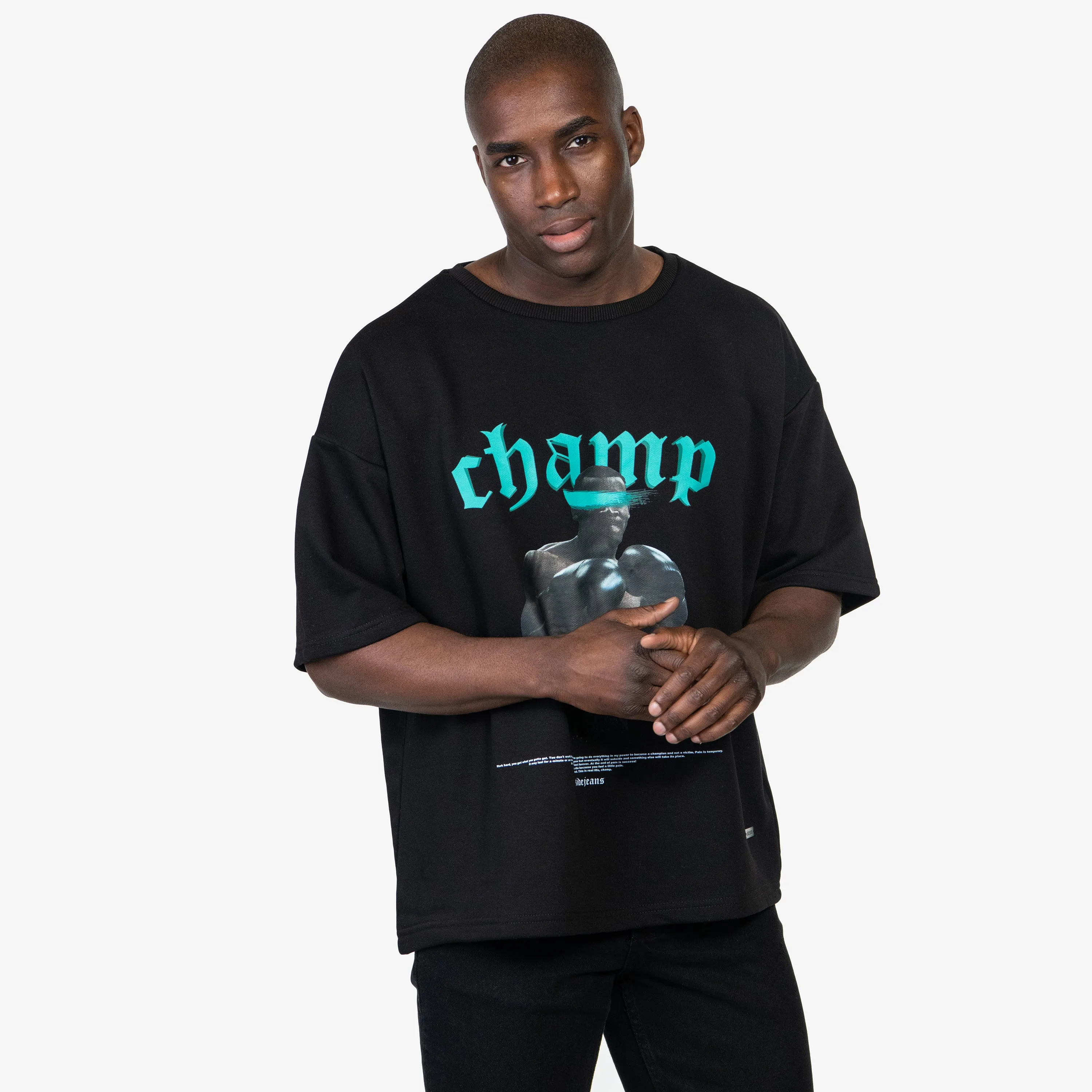 BLACK CHAMP TEE