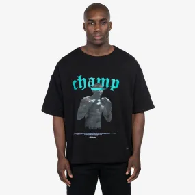 BLACK CHAMP TEE