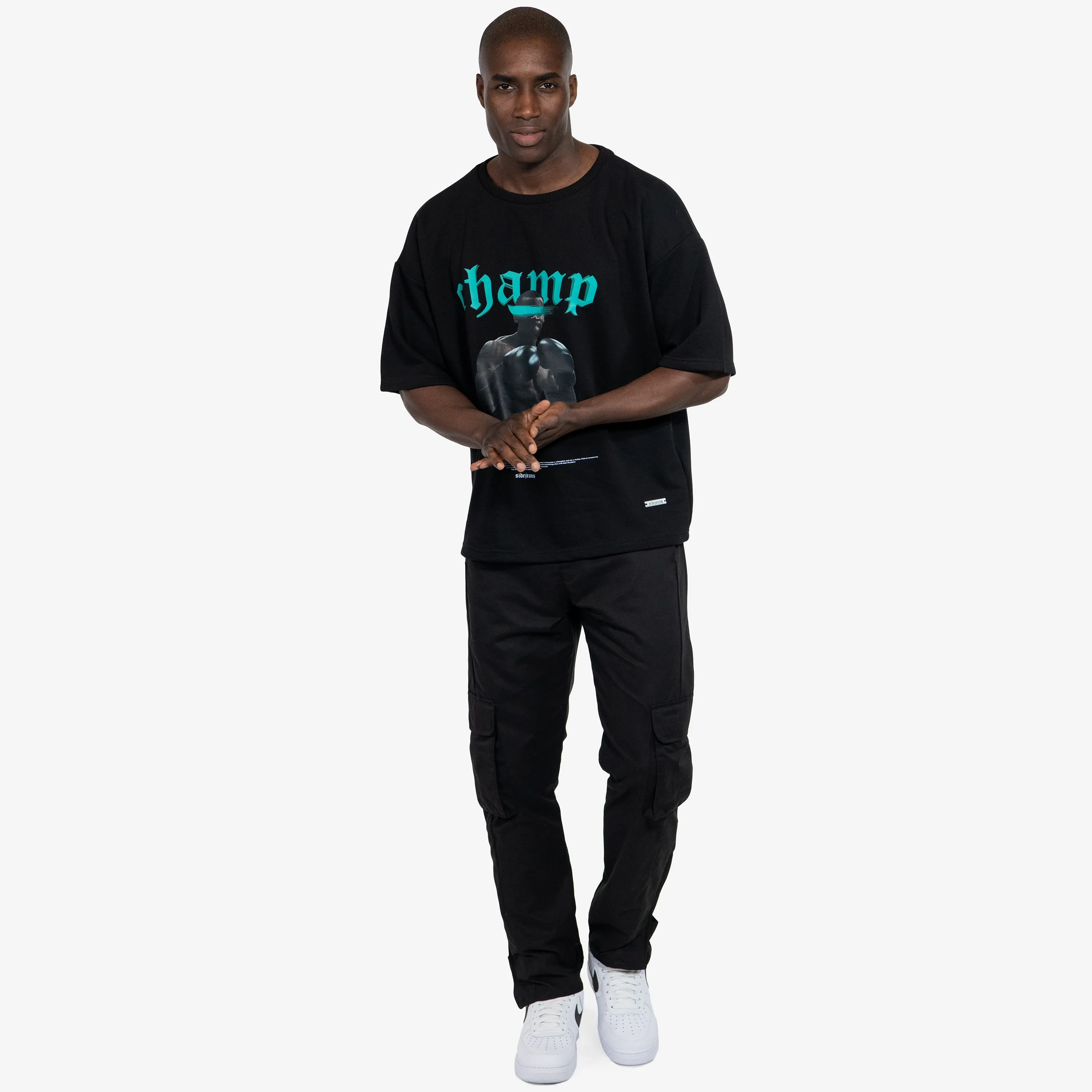 BLACK CHAMP TEE