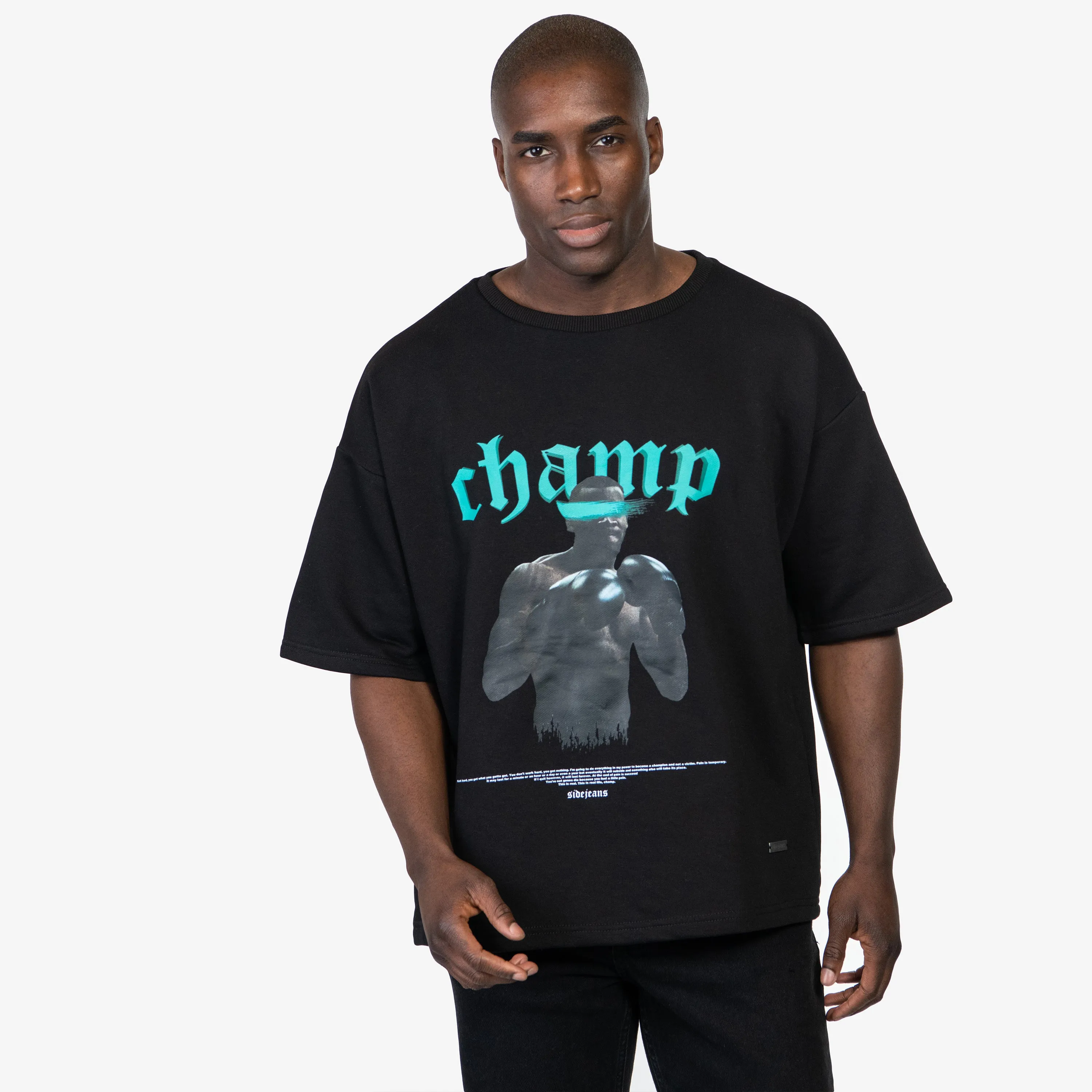 BLACK CHAMP TEE