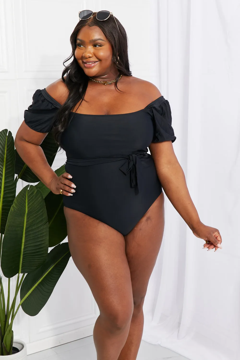 BLACK MOON ONE PIECE SWIMSUIT