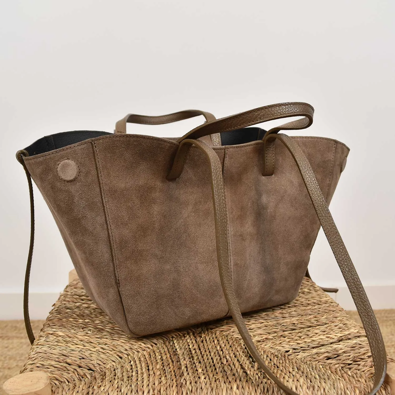 Bolso tote taupe