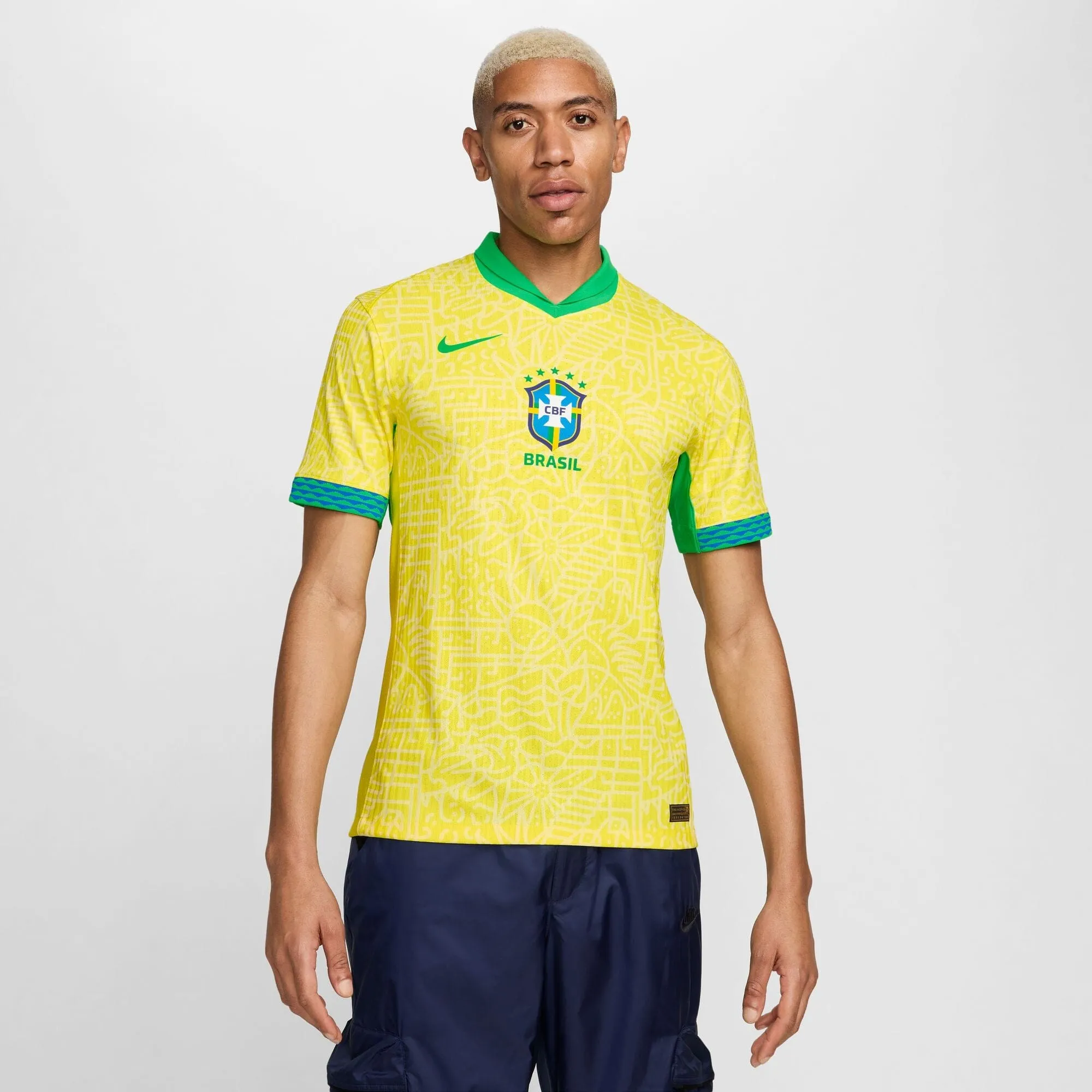 Brazil National Adults Authentic Home Jersey 2024