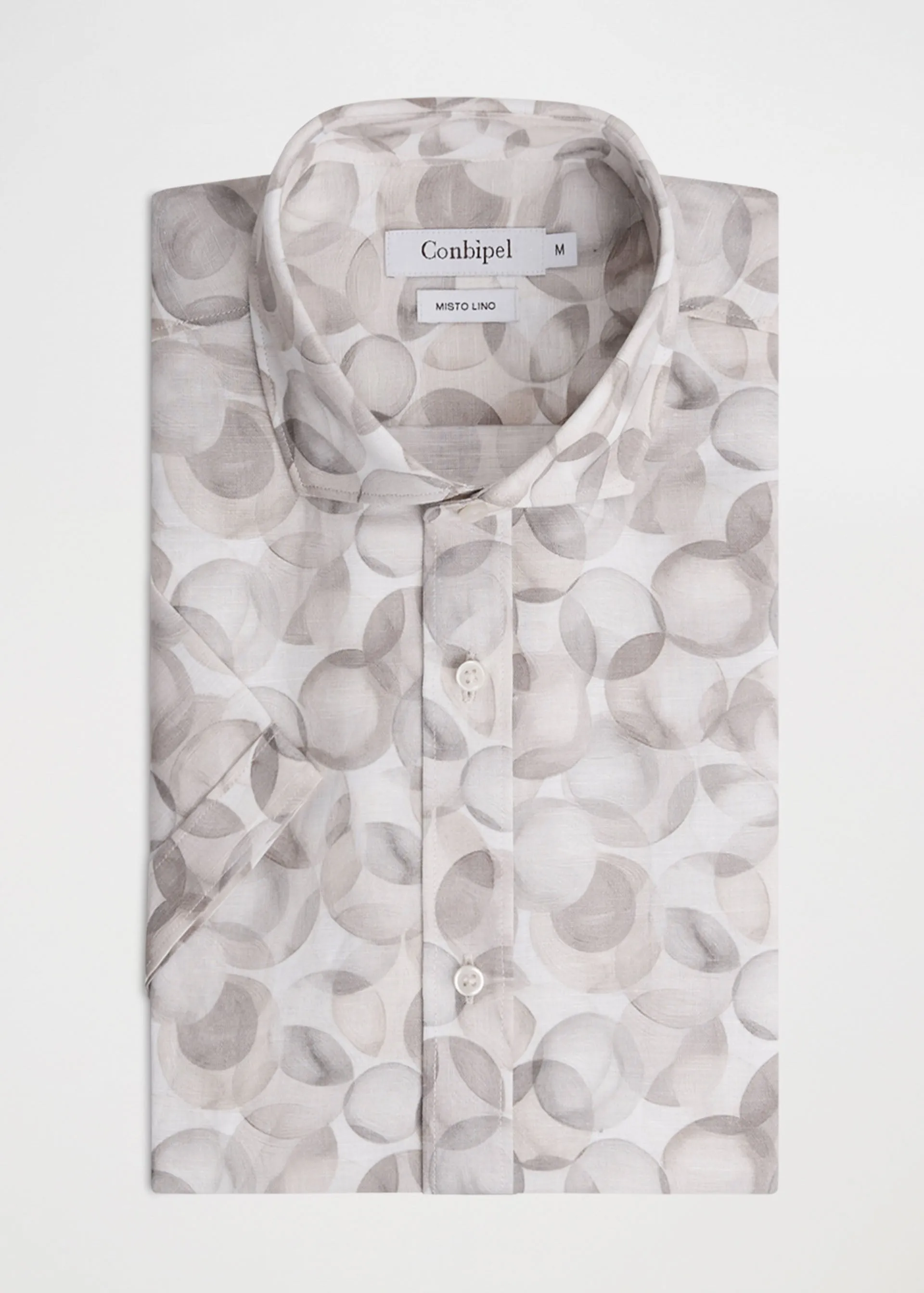 Camicia in lino slim fit