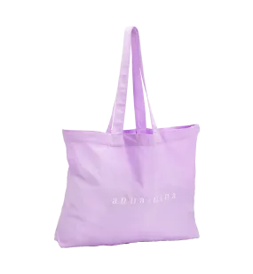 Canvas A+N Purple Tote Bag