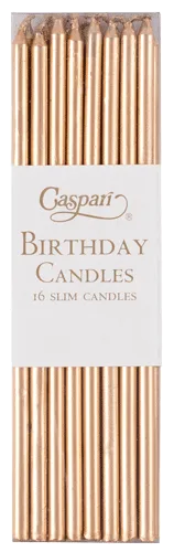 Caspari Slim Birthday Candles - (multiple variants)