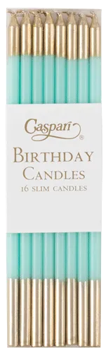 Caspari Slim Birthday Candles - (multiple variants)