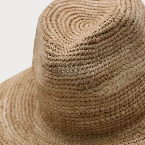 Cassis Straw Fedora