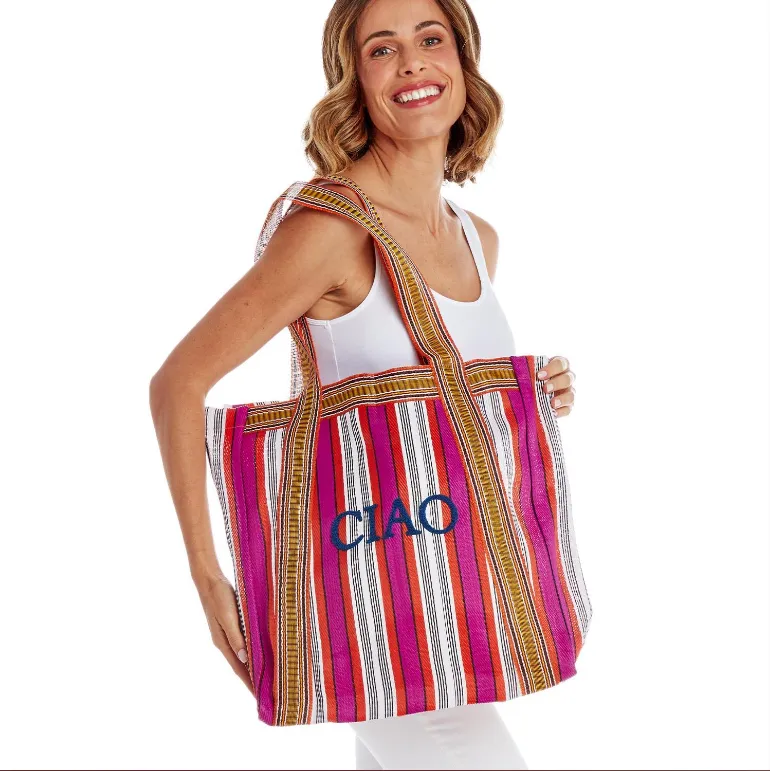 CIAO STRIPE MARKET BAG