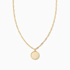 Circle Pendant Necklace