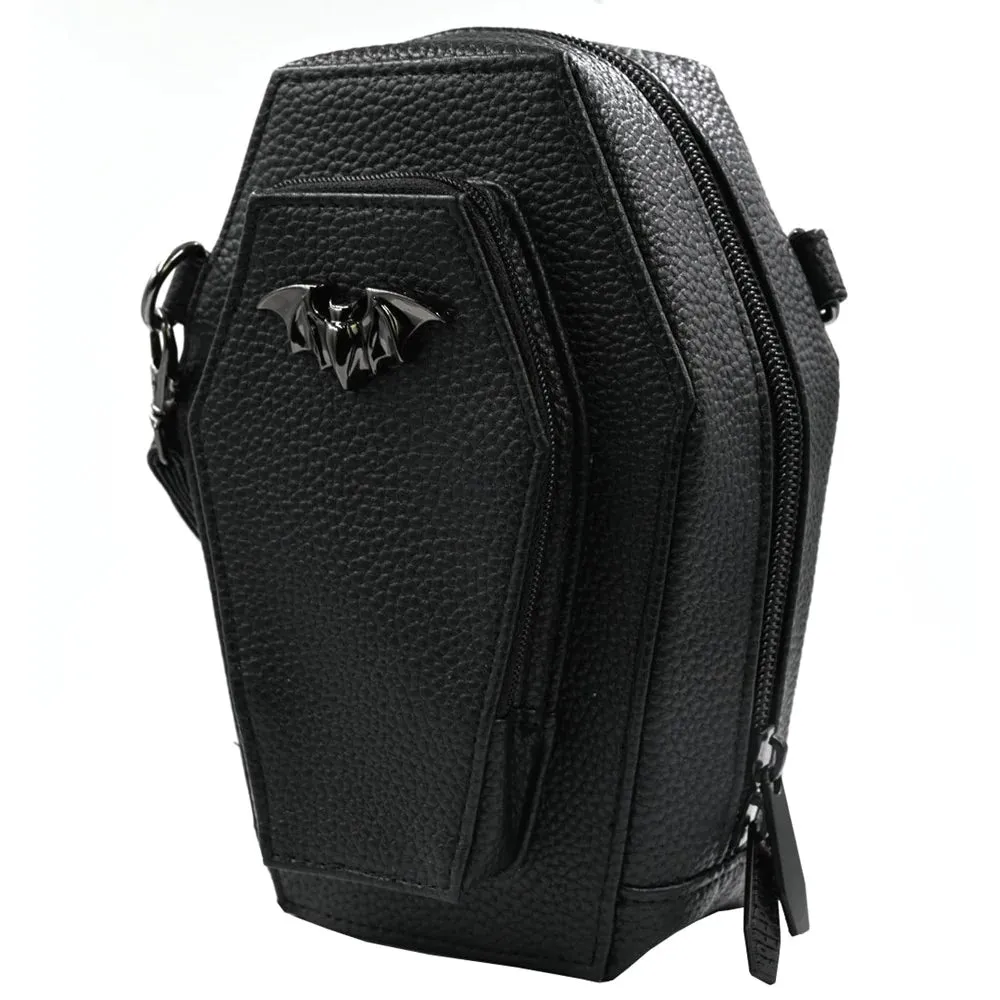 Coffin Mini Crossbody Bat Purse