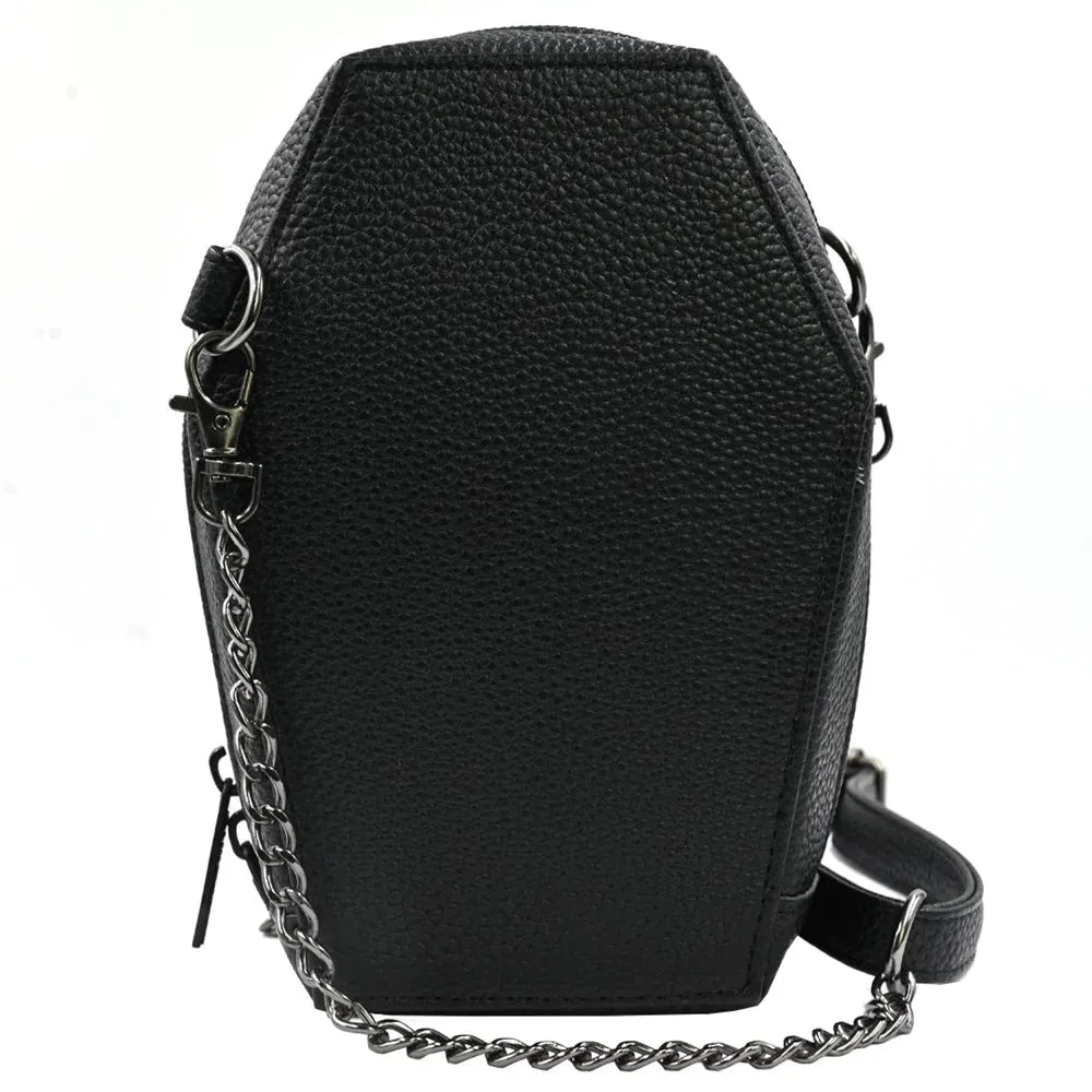 Coffin Mini Crossbody Bat Purse