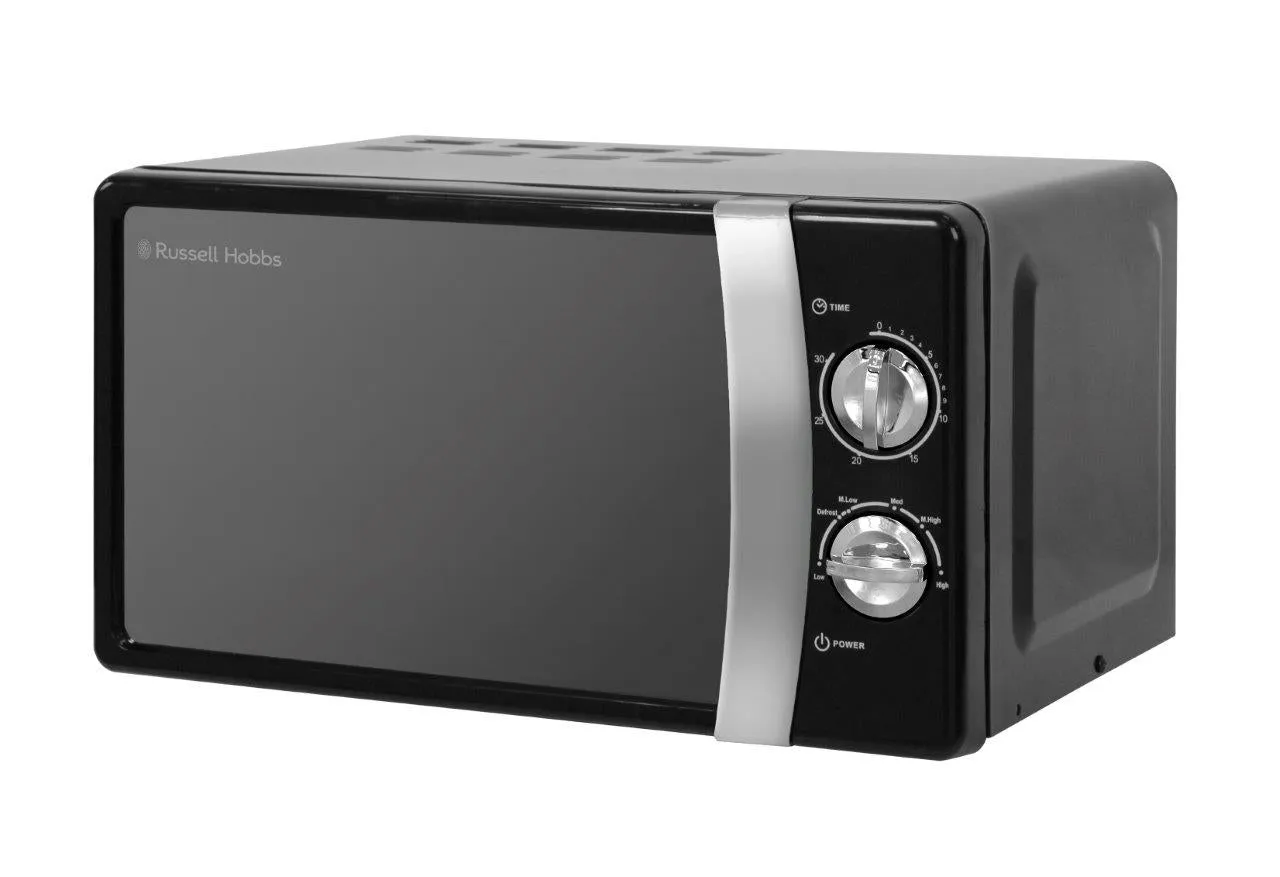 Colours Plus Manual Microwave - Black