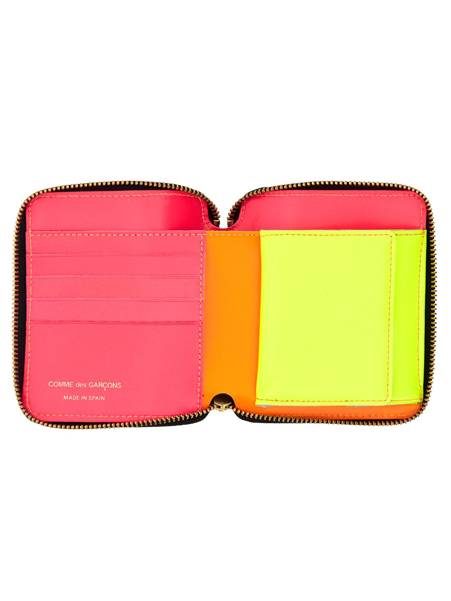 COMME DES GARCONS WALLET    SUPER FLUO LEATHER WALLET