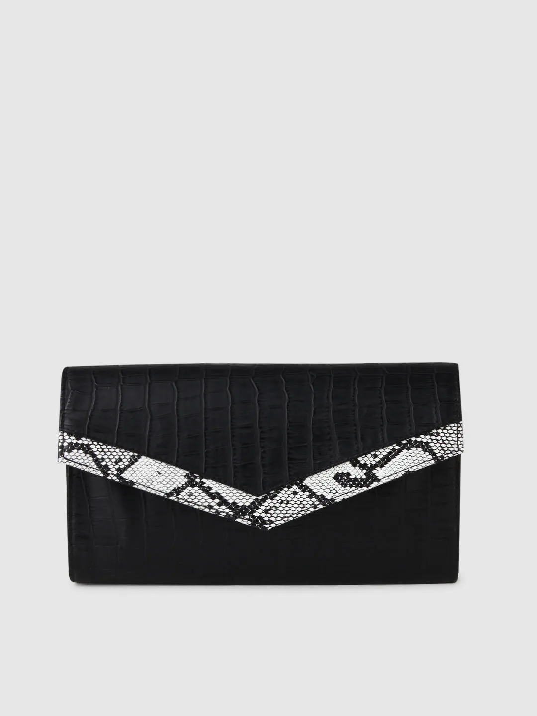 Croco Fold Clutch