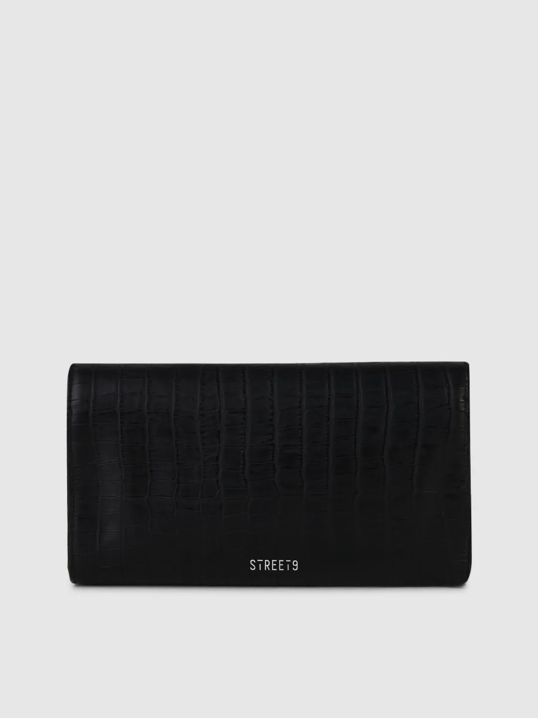 Croco Fold Clutch