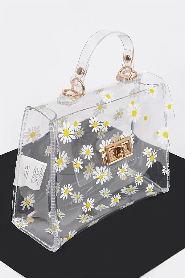 Daisy Transparent Crossbody