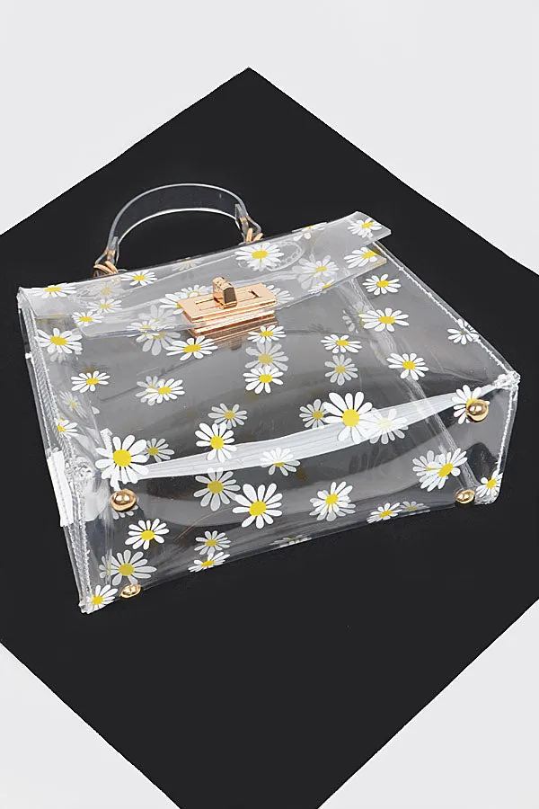 Daisy Transparent Crossbody