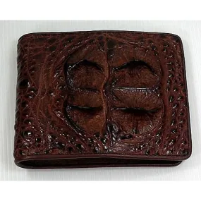 Dark Brown Double Head Crocodile Wallet