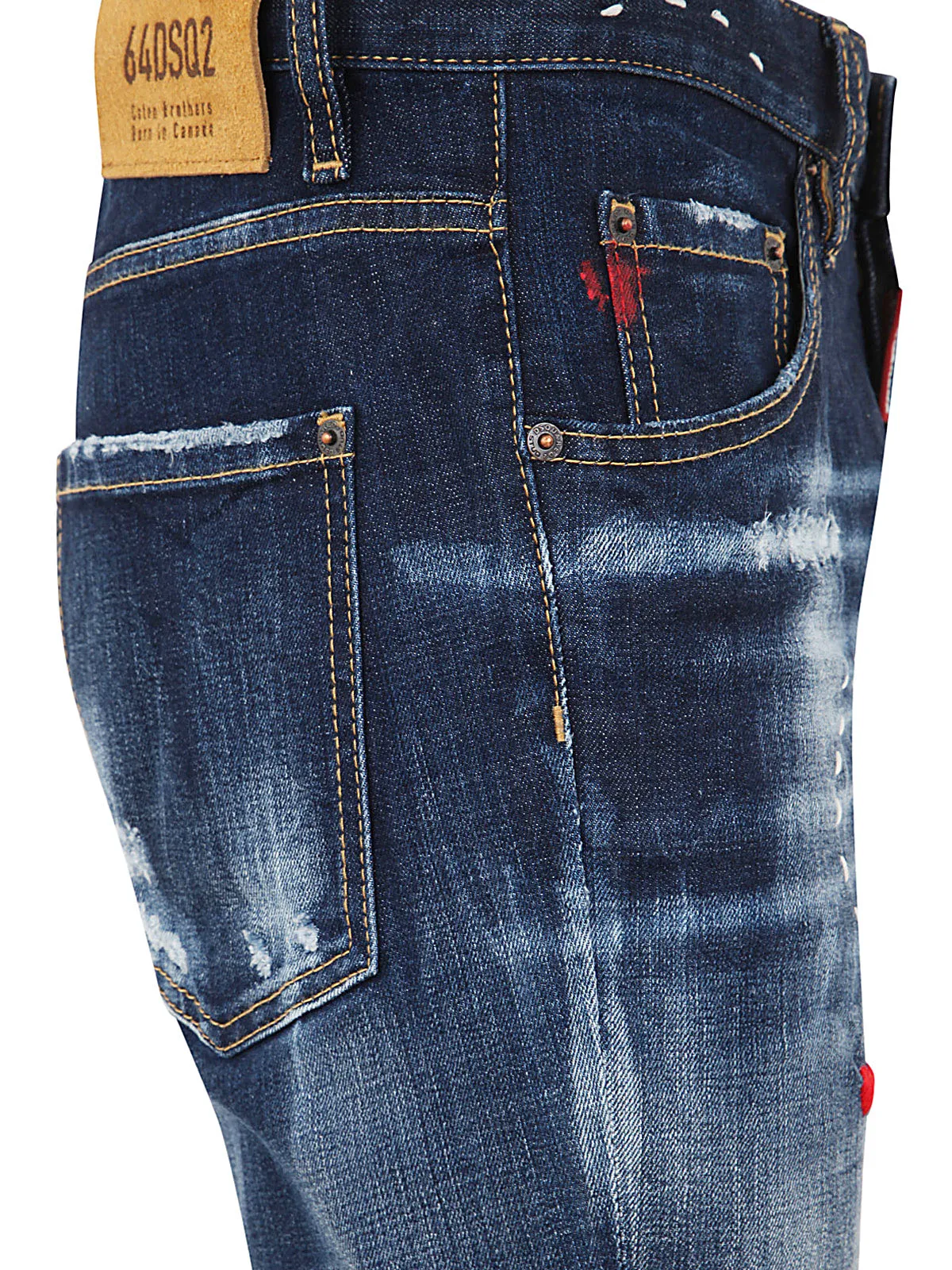 Dsquared2 Distressed Slim-Fit Jeans