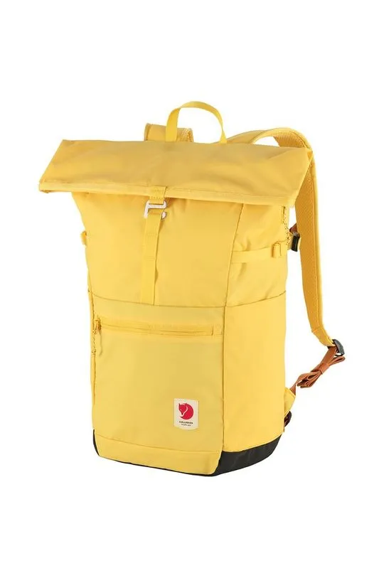 Fjallraven backpack High Coast Foldsack 24 yellow color F23222.130