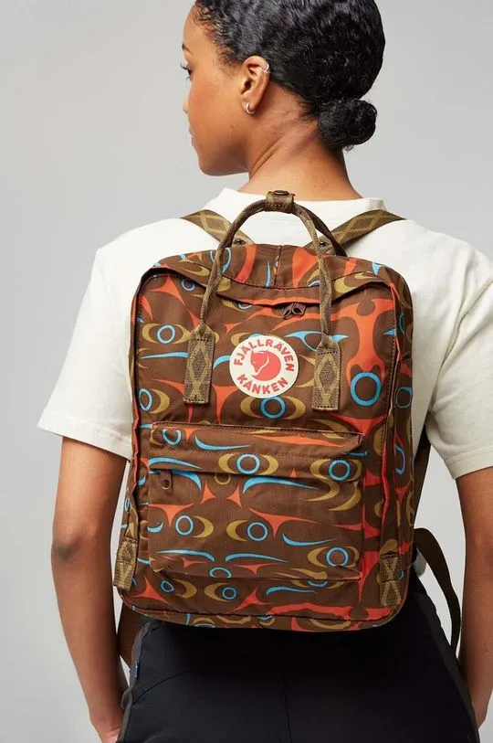 Fjallraven backpack Kanken Art red color F23200255