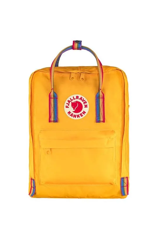 Fjallraven backpack Kanken Rainbow yellow color F23620.141.907