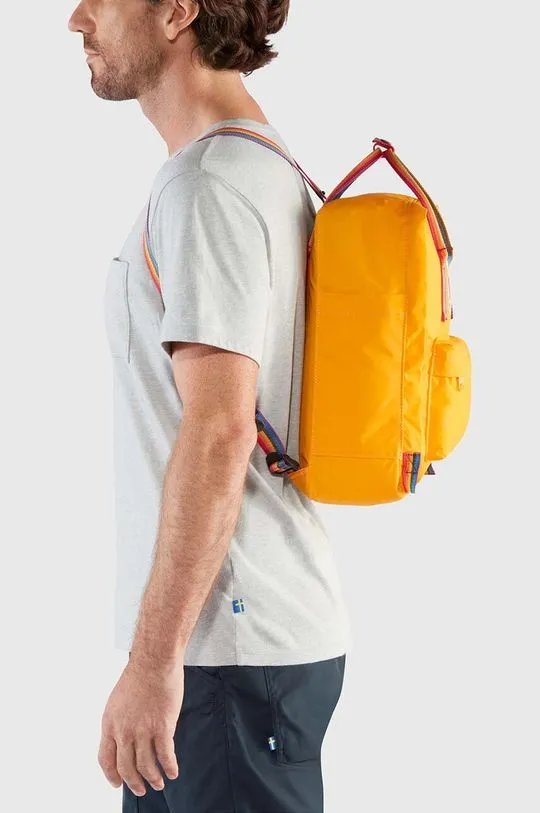 Fjallraven backpack Kanken Rainbow yellow color F23620.141.907