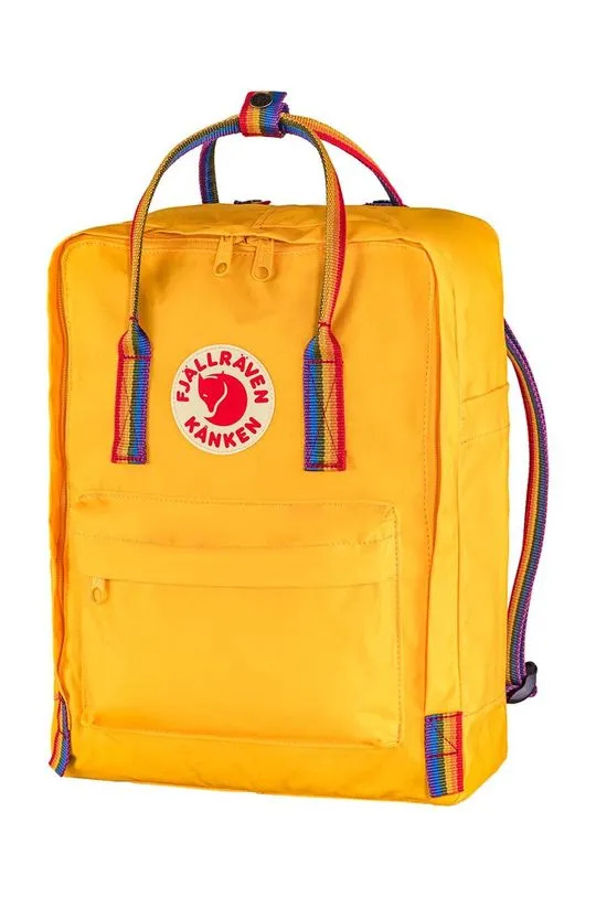 Fjallraven backpack Kanken Rainbow yellow color F23620.141.907