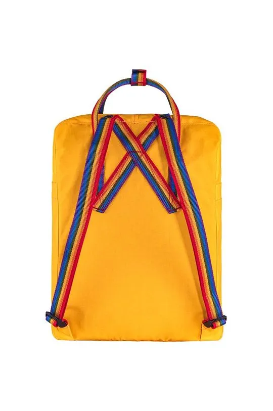 Fjallraven backpack Kanken Rainbow yellow color F23620.141.907