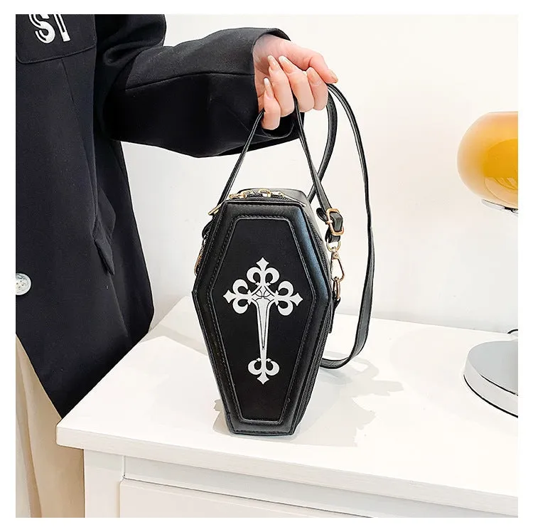 Gothic Coffin Black Crossbody