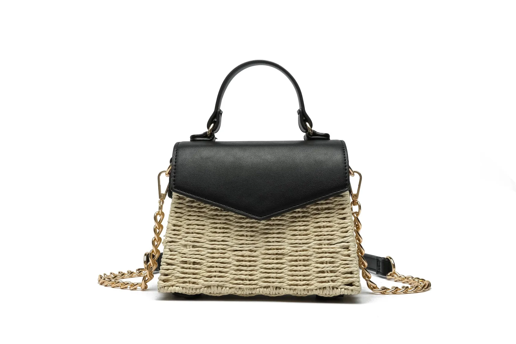 Heather Straw Crossbody