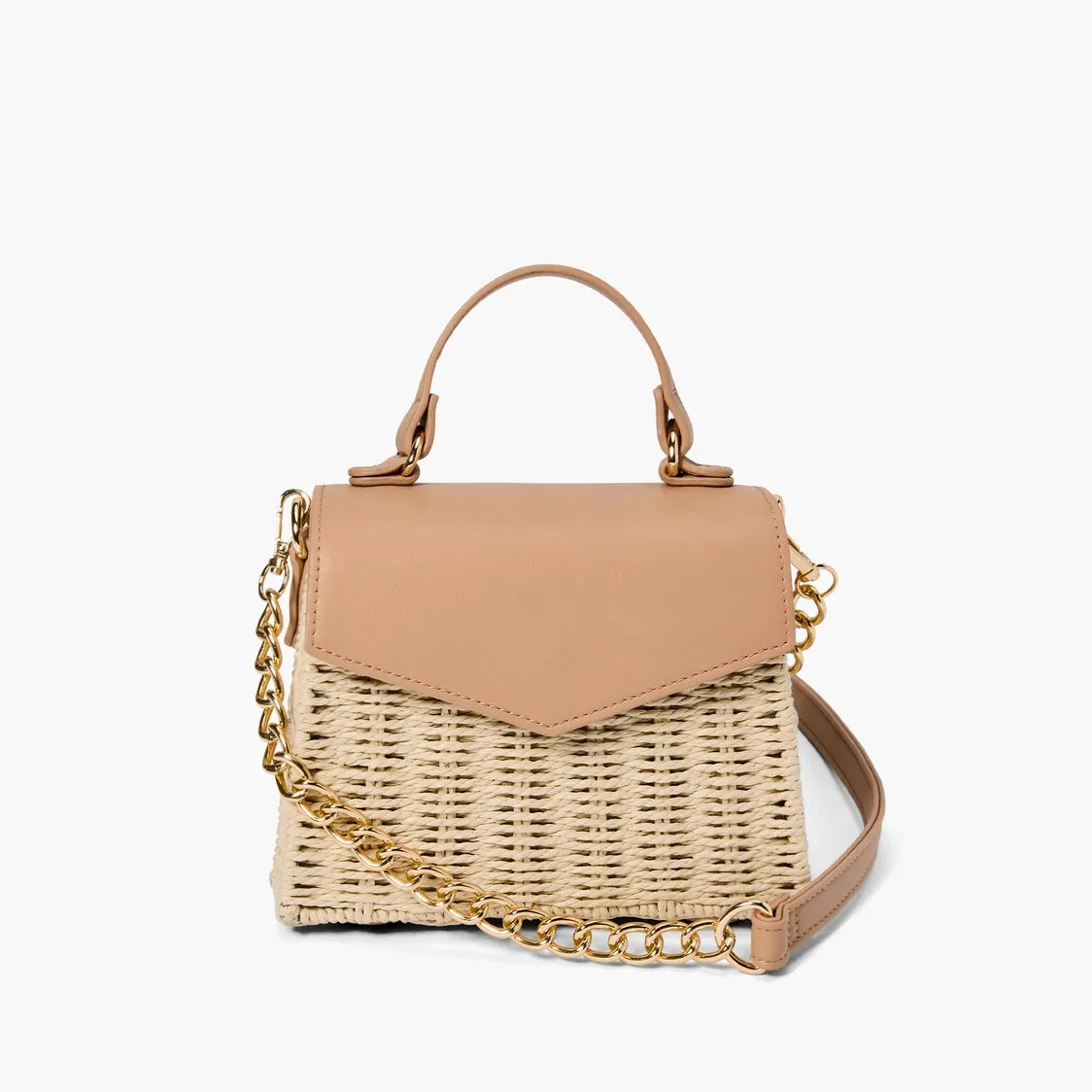 Heather Straw Crossbody