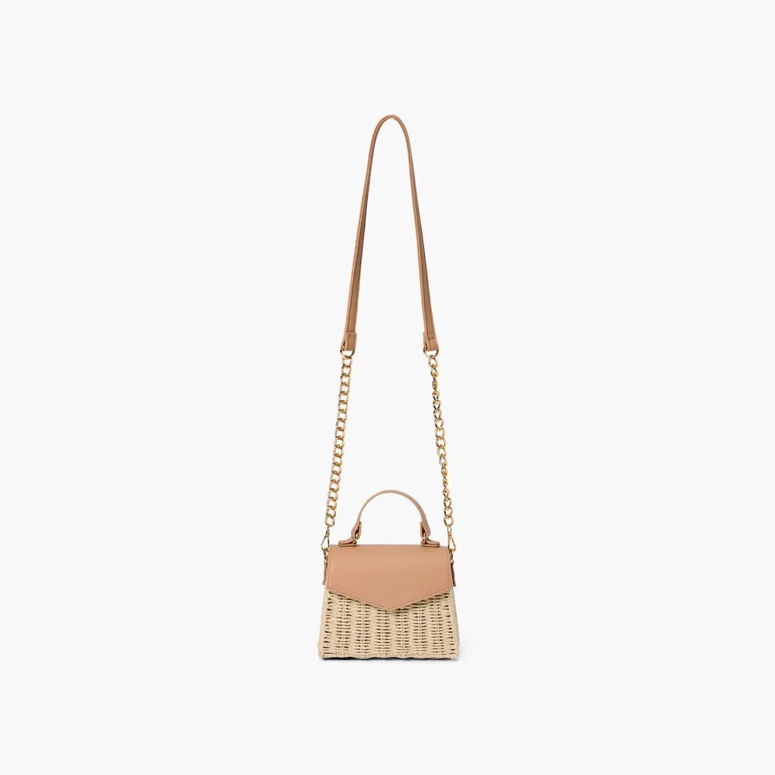 Heather Straw Crossbody