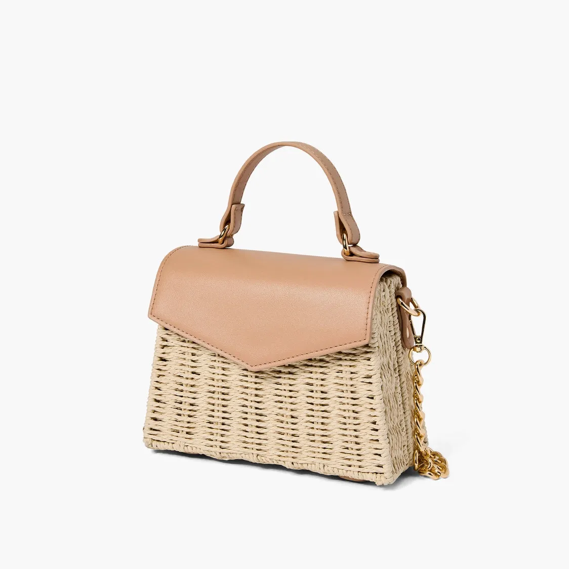 Heather Straw Crossbody