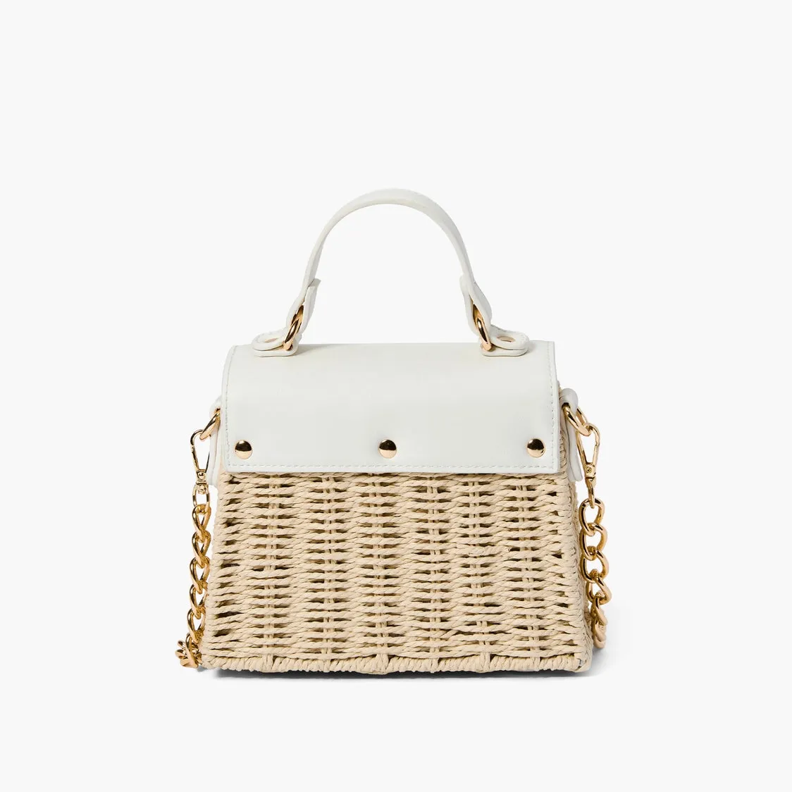 Heather Straw Crossbody