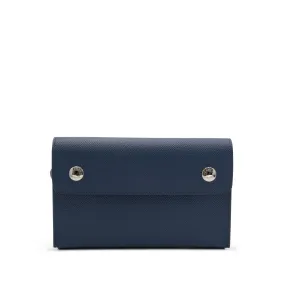 Hermès Bleu Navy Epsom Hermèsnap Wallet Palladium Hardware, 2024