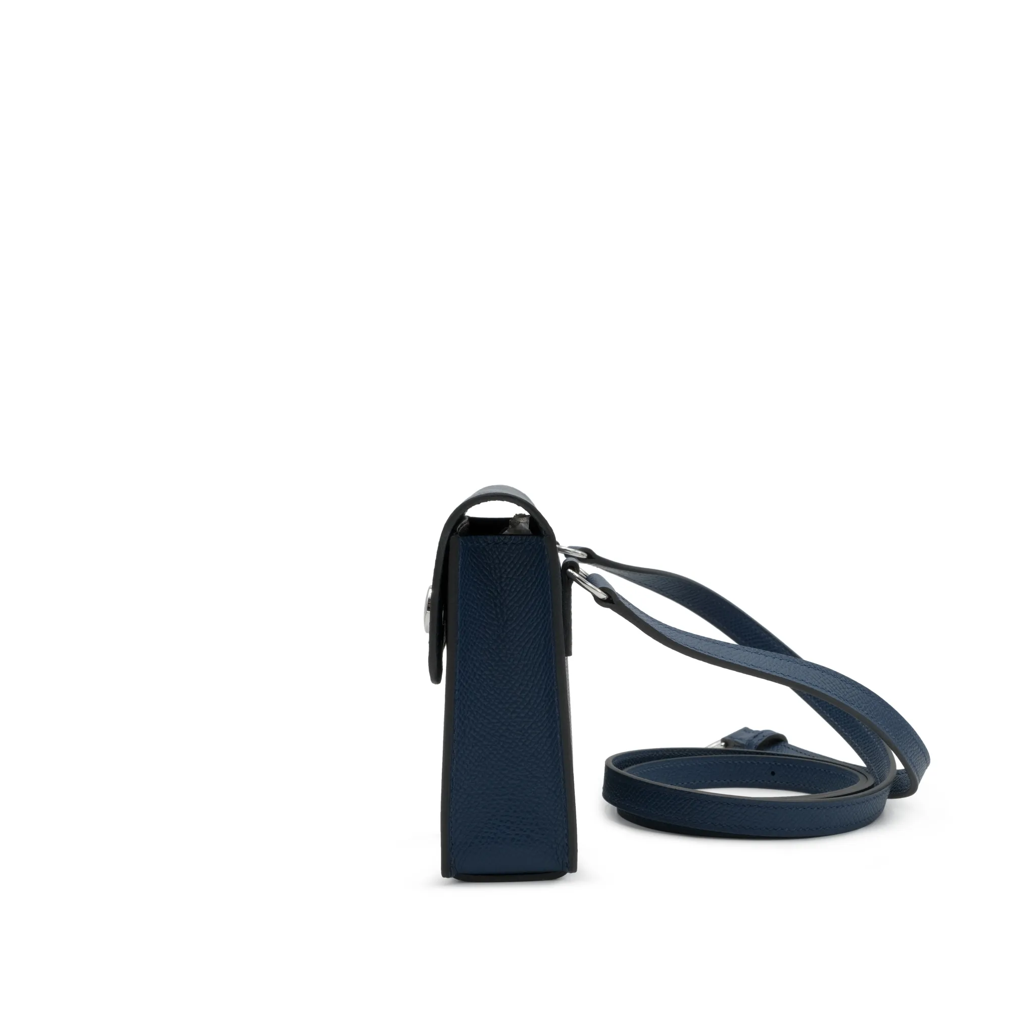 Hermès Bleu Navy Epsom Hermèsnap Wallet Palladium Hardware, 2024