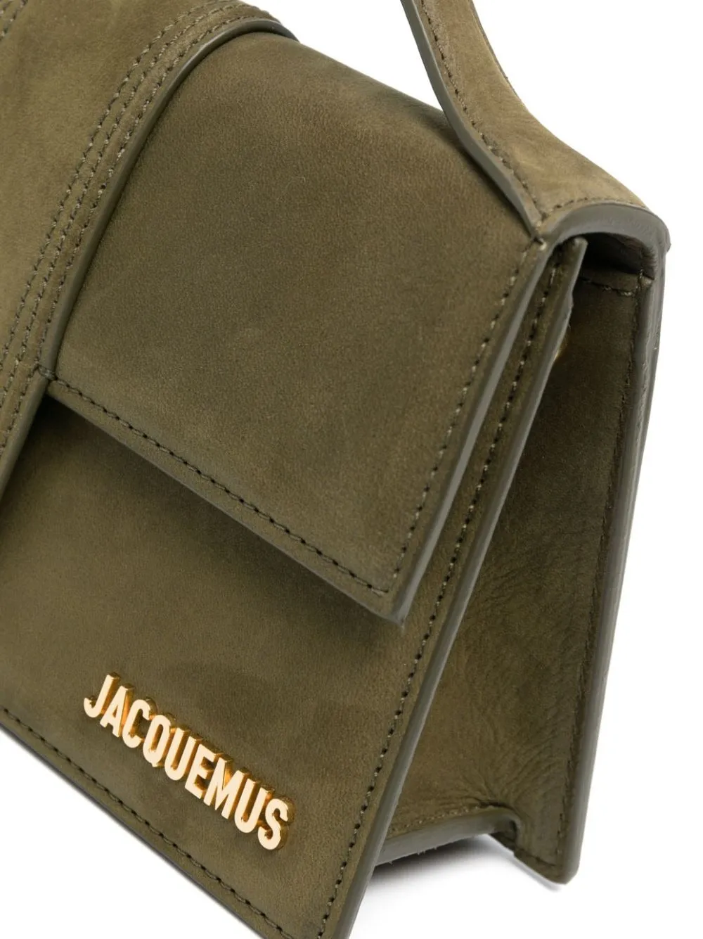 Jacquemus Le Grand Bambino Handbag in Dark Khaki