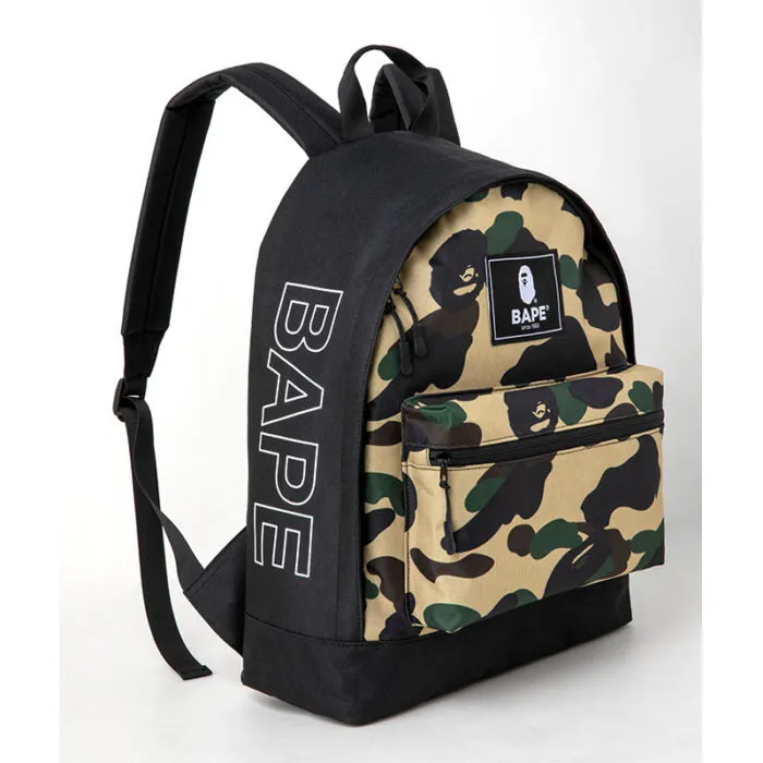 Japanese magazine gift Bape Camouflage Backpack