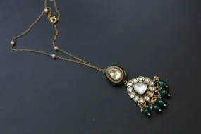 Jodhpuri Big Polki Kundan Necklace